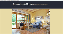 Desktop Screenshot of ferienhaus.schoenbergerstrand.com